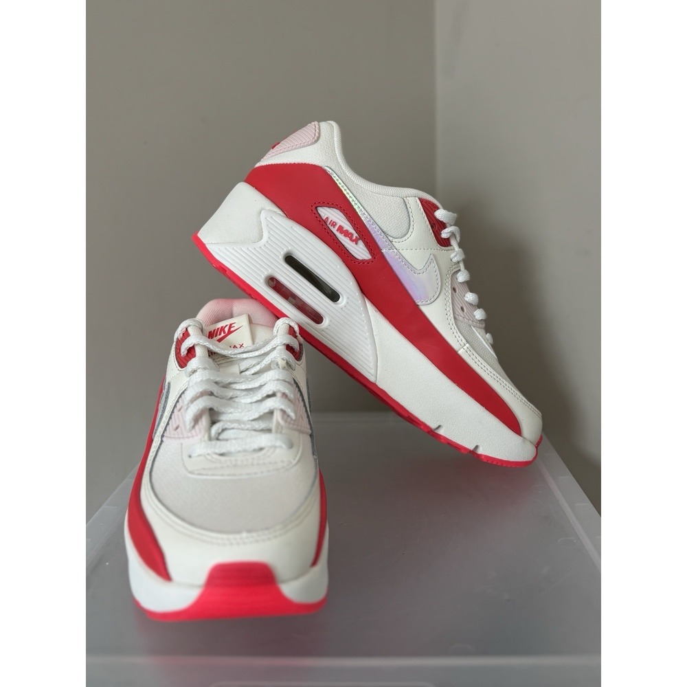 Nike Women's Air Max 90 LV8 'Sail Siren Red' (HF5073-133) Size 6